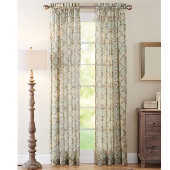 Two Panels of 84” Curtains - Picture 2 of 4